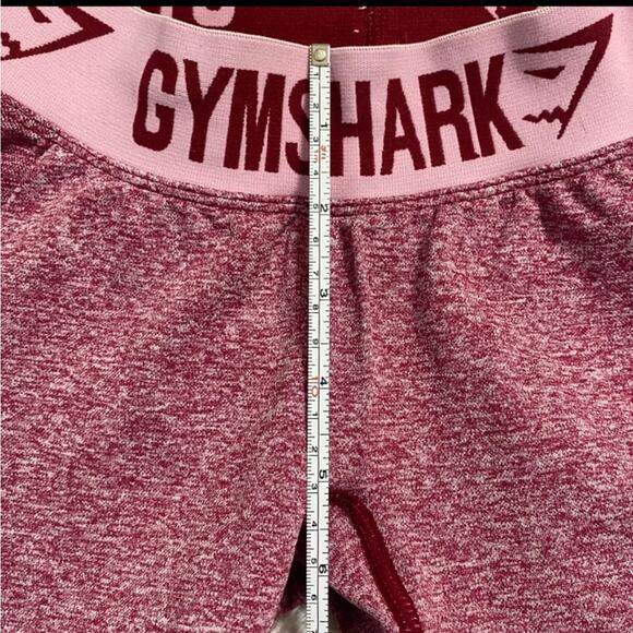 GYMSHARK • Pink Red Flex Leggings - Picture 2 of 13